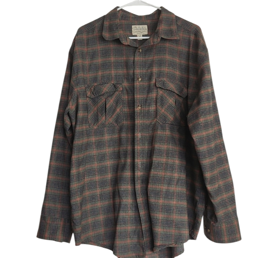 Cabelas Men's Extra Large Flannel Shirt